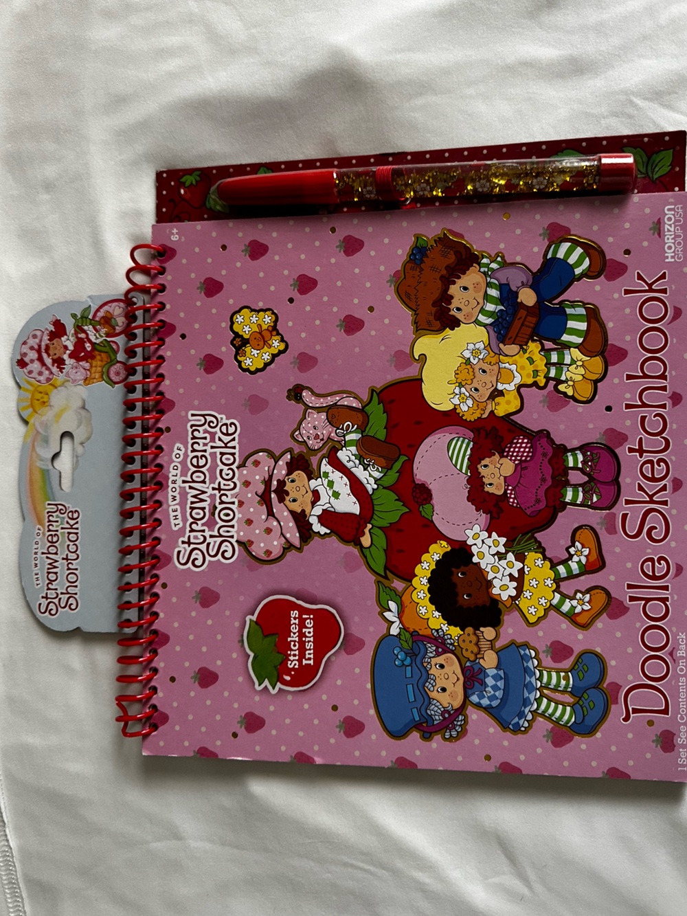 The World of Strawberry Shortcake Pink Doodle Sketchbook